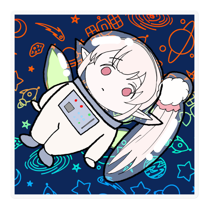 ステッカー - 100 x 100 (mm)
