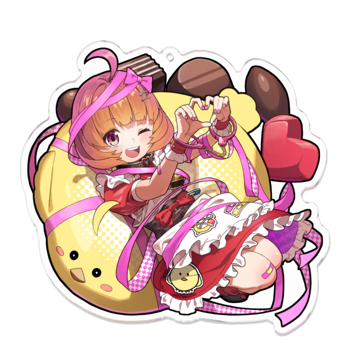 アクリルキーホルダー - 100 x 100 (mm)