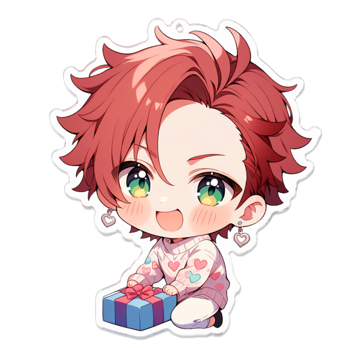 アクリルキーホルダー - 100 x 100 (mm)