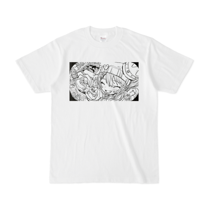 おうちじかんTシャツ(にっこりver) - S - 白