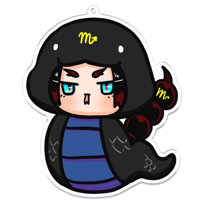 アクリルキーホルダー - 100 x 100 (mm)