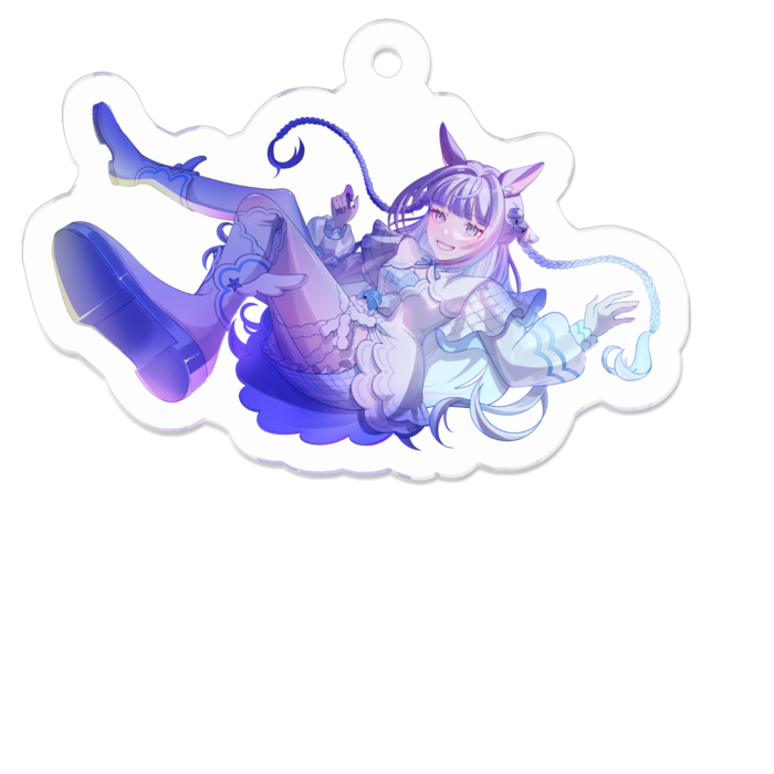 アクリルキーホルダー - 50 x 50 (mm)