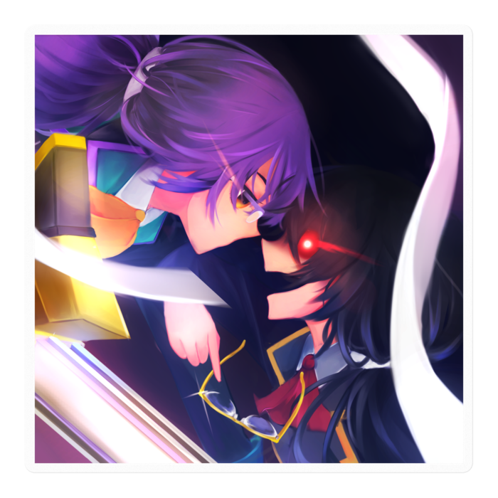ステッカー - 100 x 100 (mm)クリア