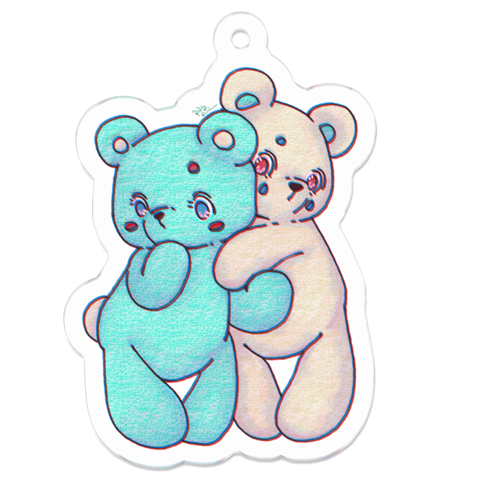 アクリルキーホルダー - 50 x 50 (mm)