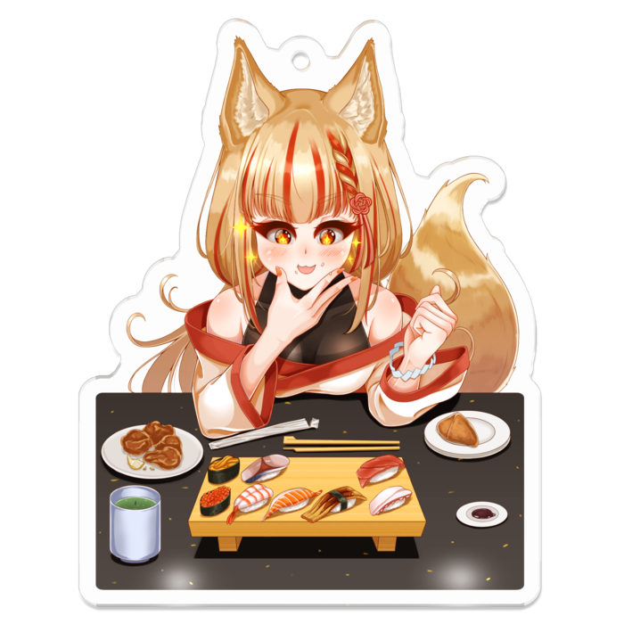 アクリルキーホルダー - 70 x 70 (mm)