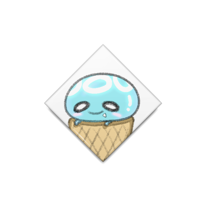 缶バッジ - ひし形40mm