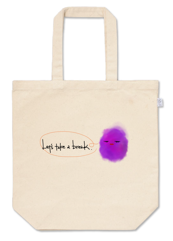 トートバッグ - M - プリント面積中 - ナチュラル