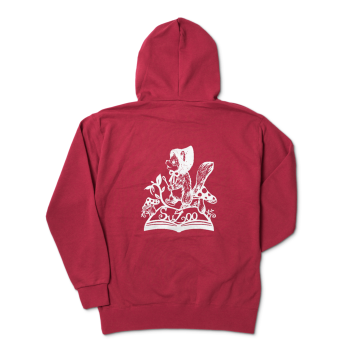 ジップパーカー - XL - バーガンディ