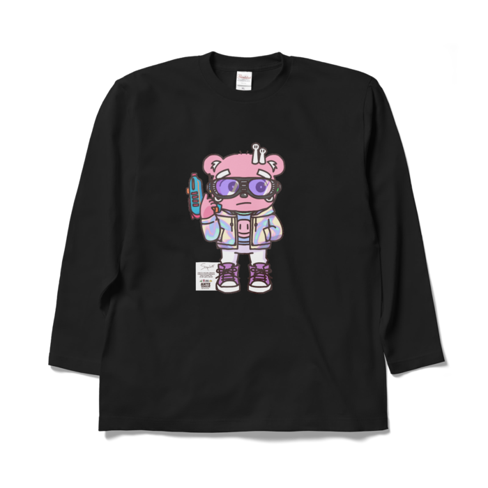 ロングスリーブTシャツ - XL - ブラック
