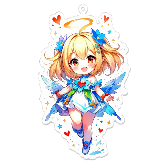 アクリルキーホルダー - 100 x 100 (mm)
