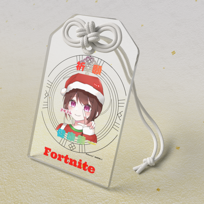 アクリルお守り - 50 × 80mm