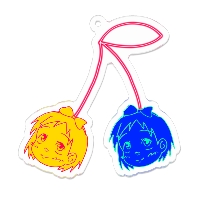 アクリルキーホルダー - 70 x 70 (mm)