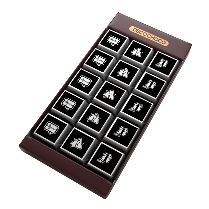 DECOチョコ - 列ごとにデザイン