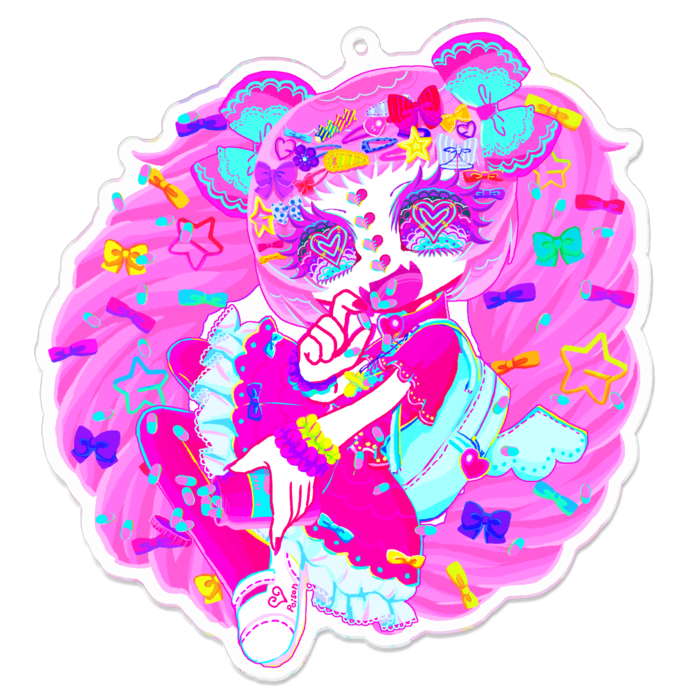 アクリルキーホルダー - 100 x 100 (mm)