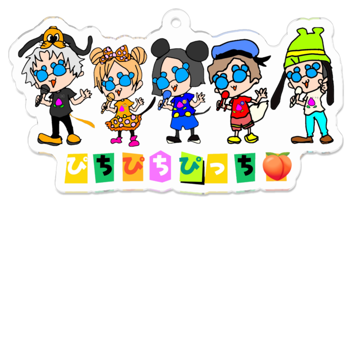 アクリルキーホルダー - 70 x 70 (mm)