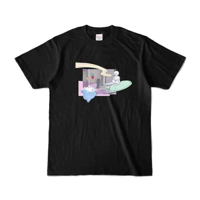 カラーTシャツ - S - ブラック (濃色)