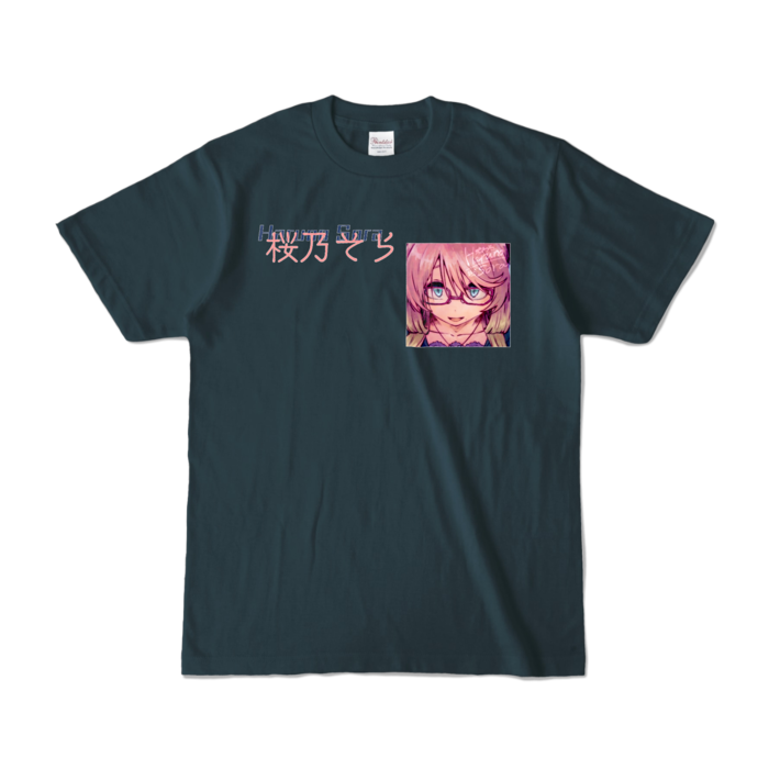 カラーTシャツ - S - デニム (濃色)