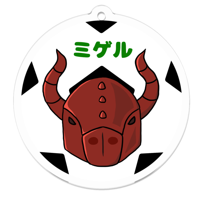 アクリルキーホルダー - 50 x 50 (mm)