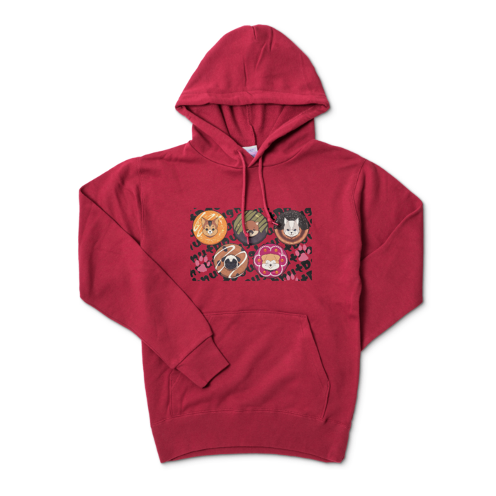 パーカー - S - バーガンディ