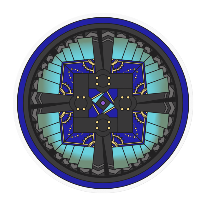 ステッカー - 100 x 100 (mm)