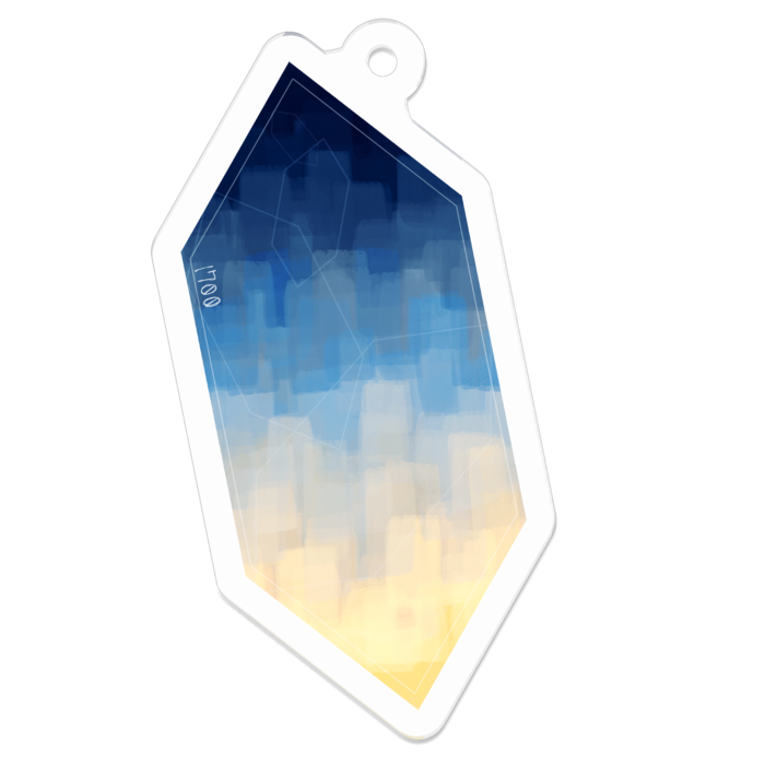 アクリルキーホルダー - 50 x 50 (mm)