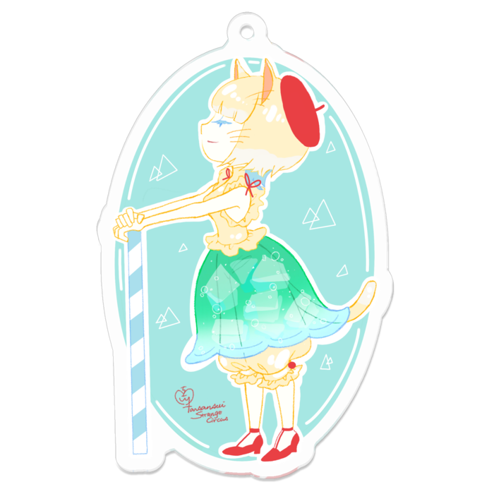 アクリルキーホルダー - 70 x 70 (mm)