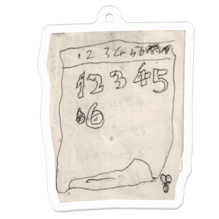アクリルキーホルダー - 50 x 50 (mm)