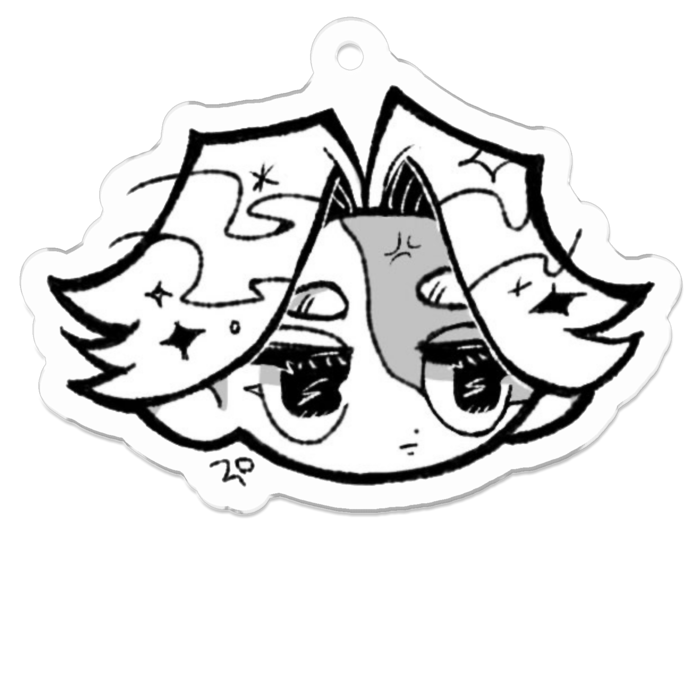 アクリルキーホルダー - 50 x 50 (mm)