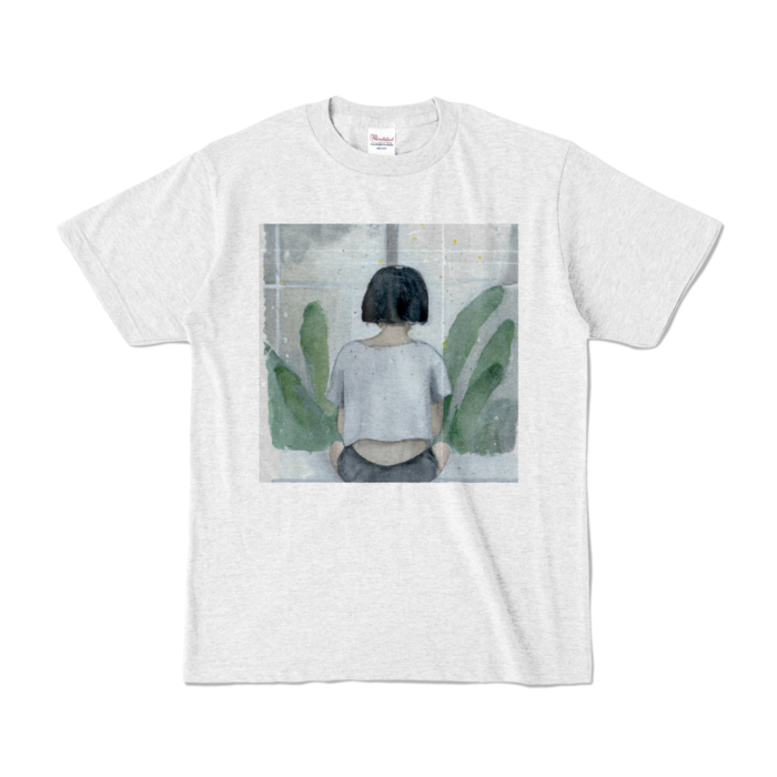 Color T-shirt - S - Ash (Light)カラーTシャツ - S - アッシュ (淡色)