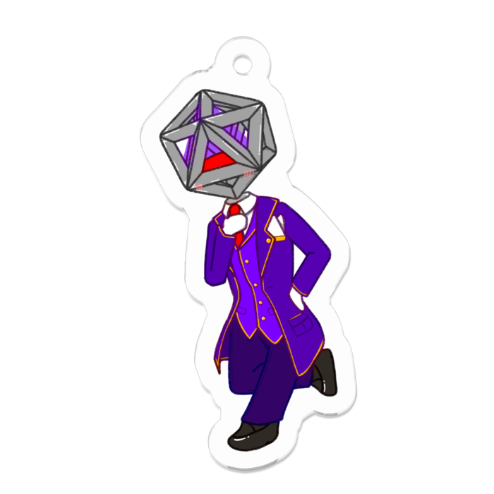 アクリルキーホルダー - 50 x 50 (mm)