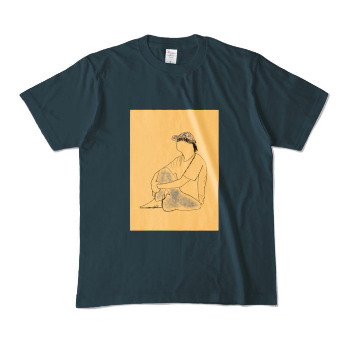 カラーTシャツ - M - デニム (濃色)