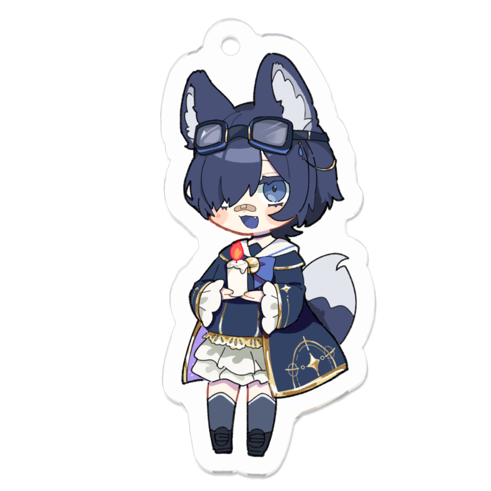 アクリルキーホルダー - 50 x 50 (mm)