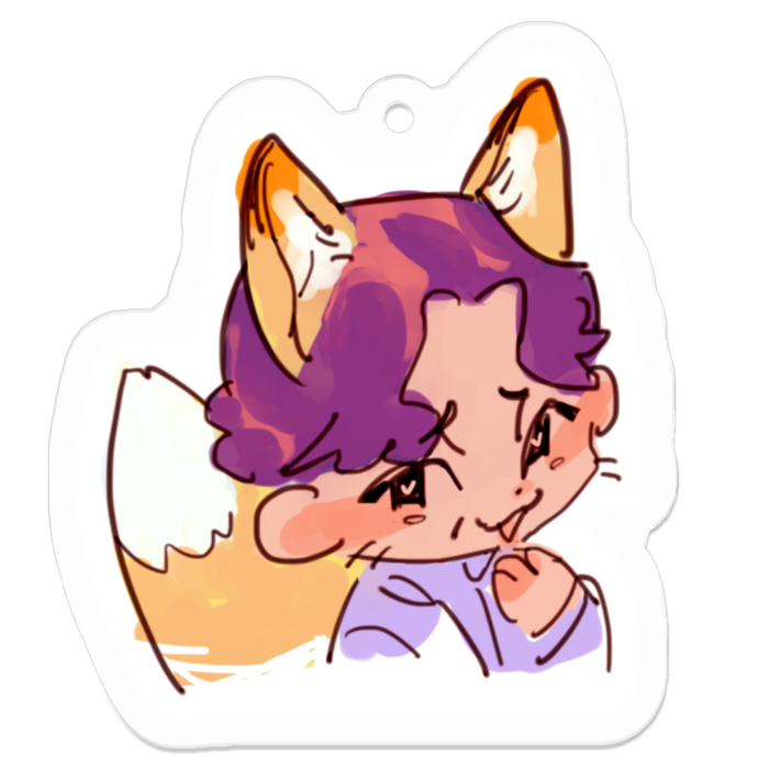 アクリルキーホルダー - 50 x 50 (mm)