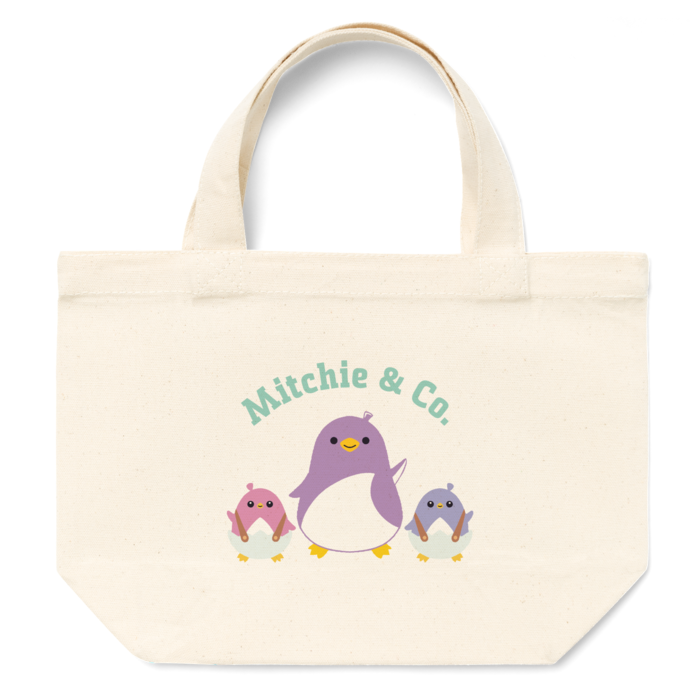 みっちー＆こみっちー　トートバッグ - S - プリント面積小