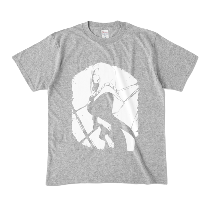 カラーTシャツ - M - 杢グレー (濃色)