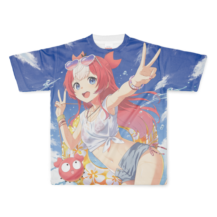 フルグラフィックTシャツ - L - 正面印刷のみ