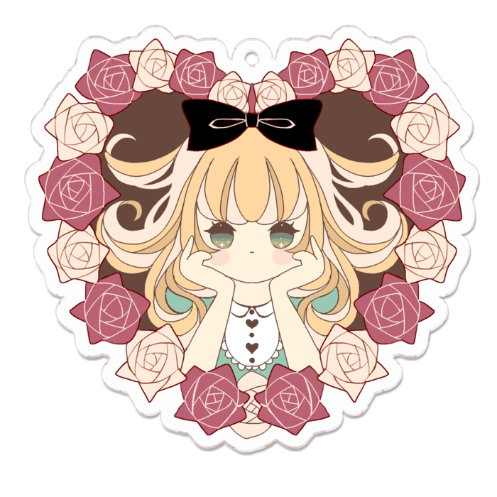 アクリルキーホルダー - 70 x 70 (mm)