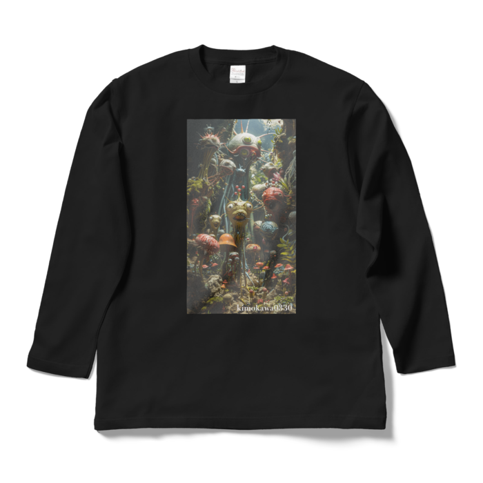 ロングスリーブTシャツ - L - ブラック