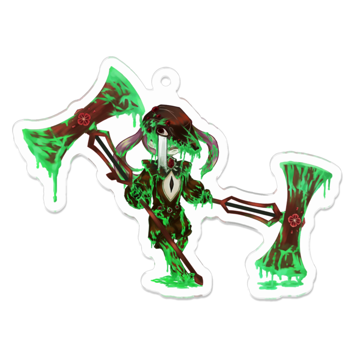 アクリルキーホルダー - 70 x 70 (mm)