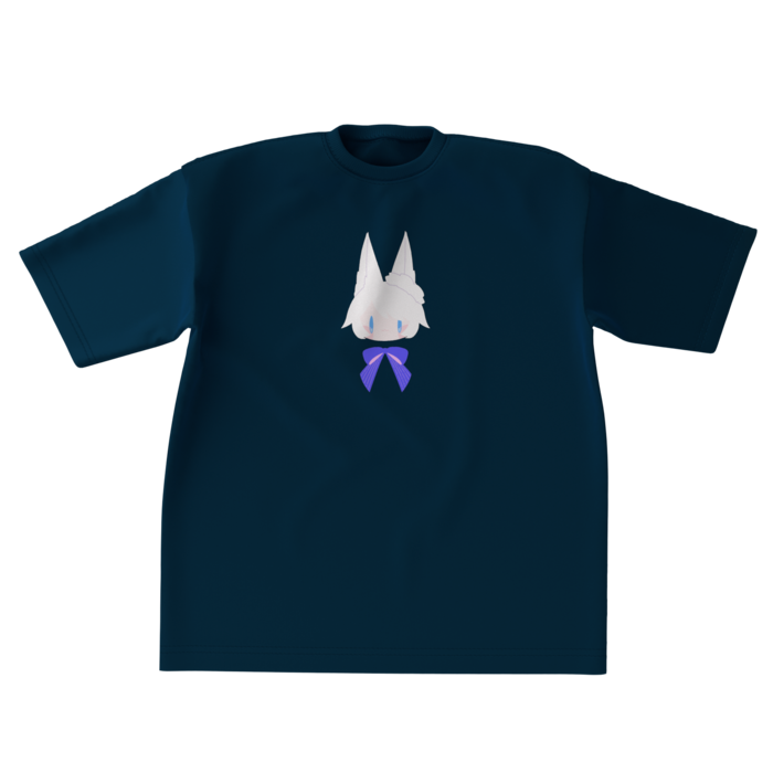 ビッグシルエットTシャツ - XL - ネイビー