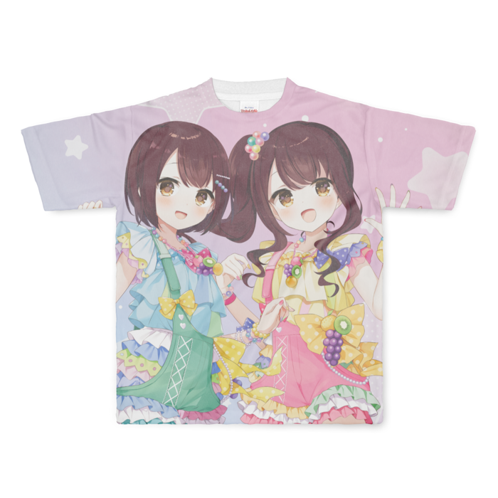 フルグラフィックTシャツ - L - 正面印刷のみ