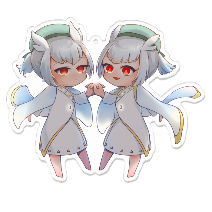 アクリルキーホルダー - 100 x 100 (mm)