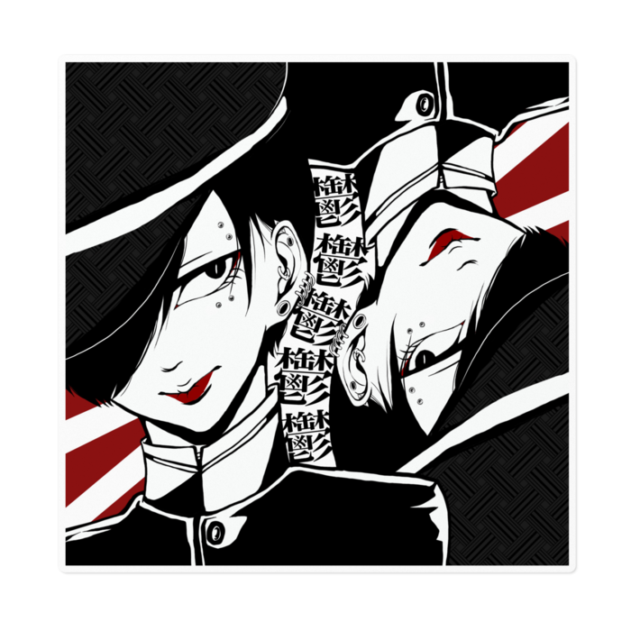 ステッカー - 160 x 160 (mm)