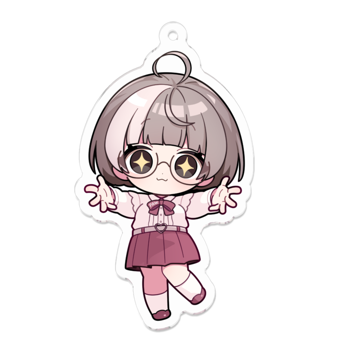 アクリルキーホルダー - 70 x 70 (mm)