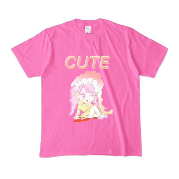 カラーTシャツ - M - ピンク (濃色)