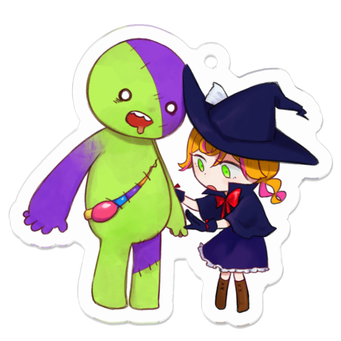 アクリルキーホルダー - 50 x 50 (mm)