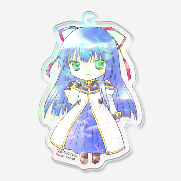 ホログラムアクリルキーホルダー - 70 × 70mm