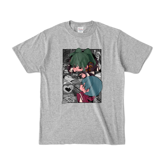 カラーTシャツ - S - 杢グレー (濃色)