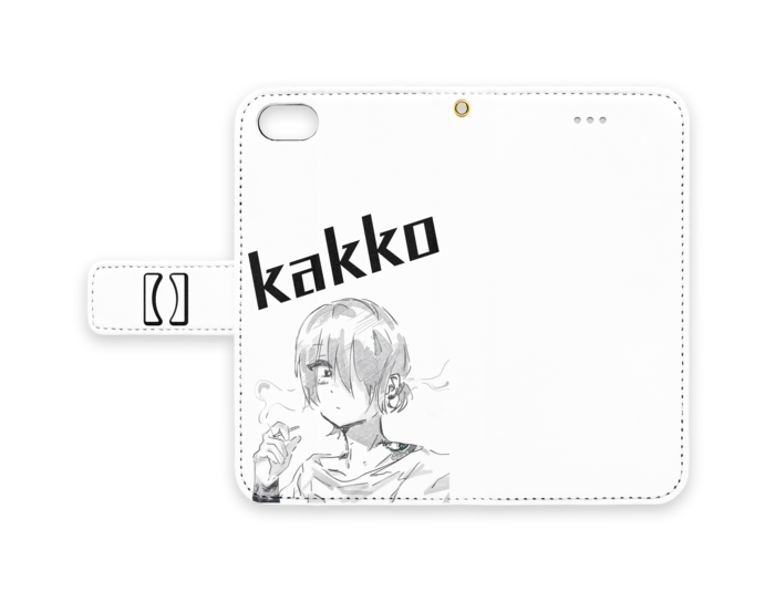 手帳型iPhoneケース - iPhone 8 / 7 - ストラップ穴 あり