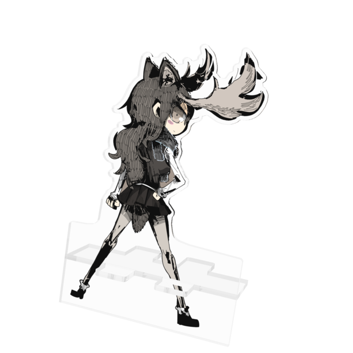 ヘラジカちゃん|アクリルスマホスタンド - 100x160mm